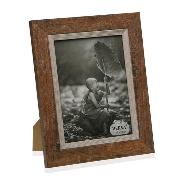 Ramă foto din lemn pentru fotografie Versa Madera Marron, 22,5 x 27,5 cm