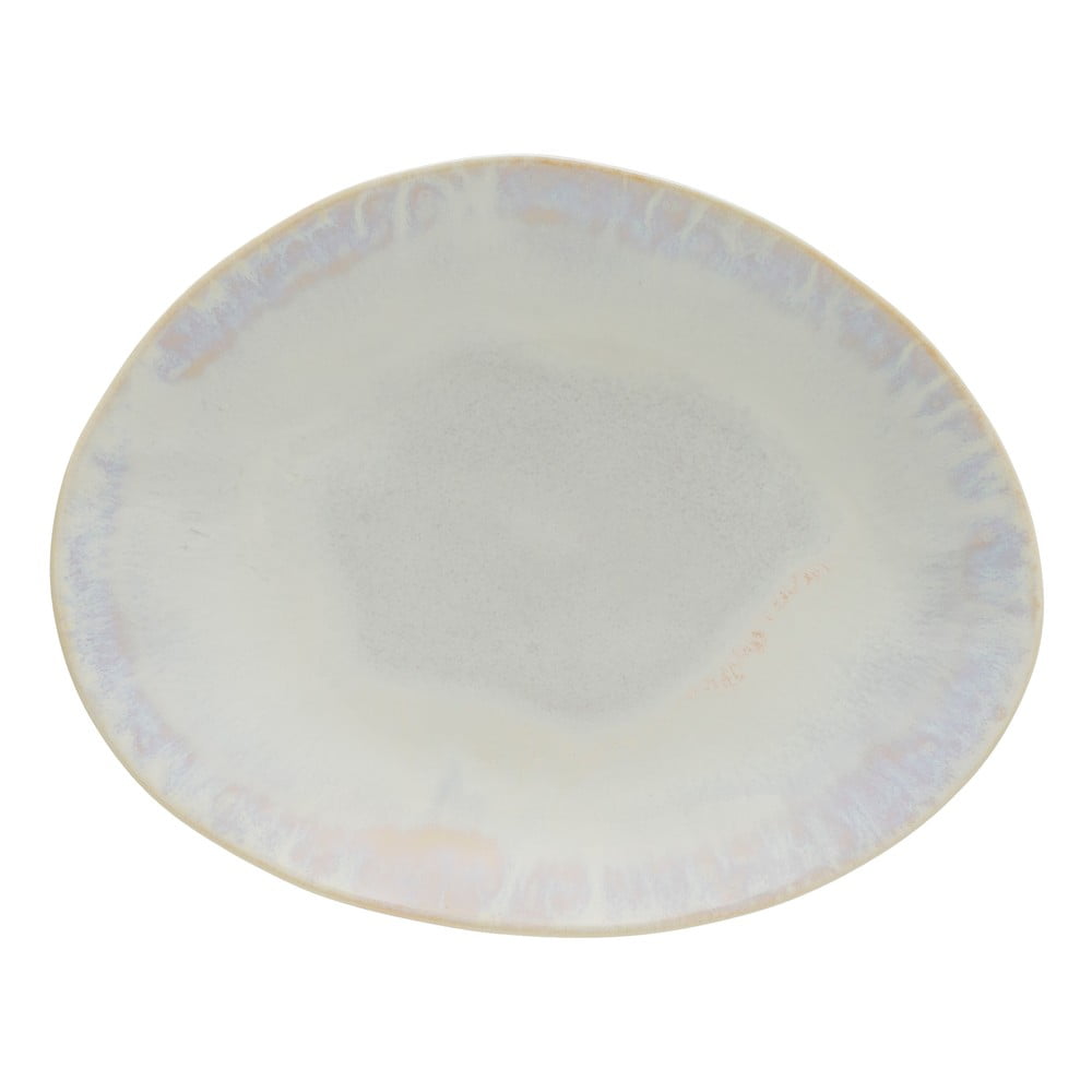 Poza Farfurie ovala din gresie ceramica Costa Nova Brisa, alb