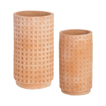 Set 2 ghivece din teracotă la forma celi