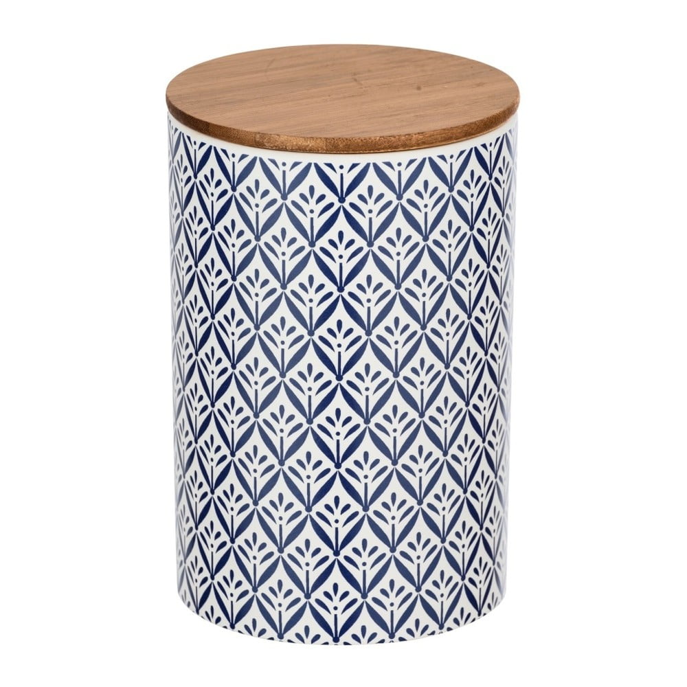 Cutie depozitare din ceramică cu capac din bambus Wenko Lorca, 1,45 l bonami.ro imagine 2022