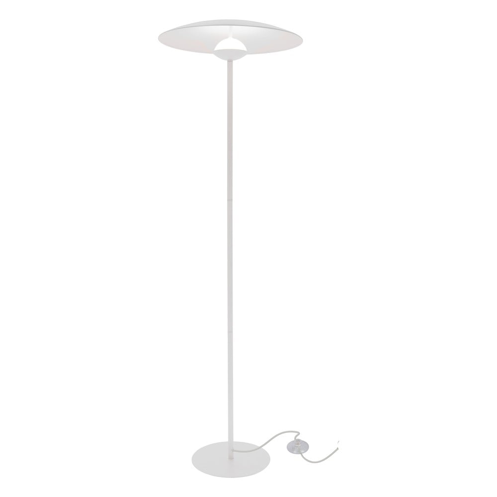 Lampadar alb LED cu abajur din metal (înălțime 140 cm) Lund – Candellux Lighting