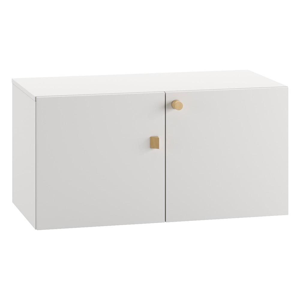 Comodă de copii gri deschis joasă 100×50 cm Cube – Pinio 100x50