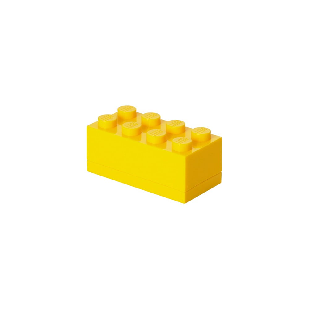 Cutie depozitare LEGO® Mini Box Yellow Lungo, galben bonami.ro