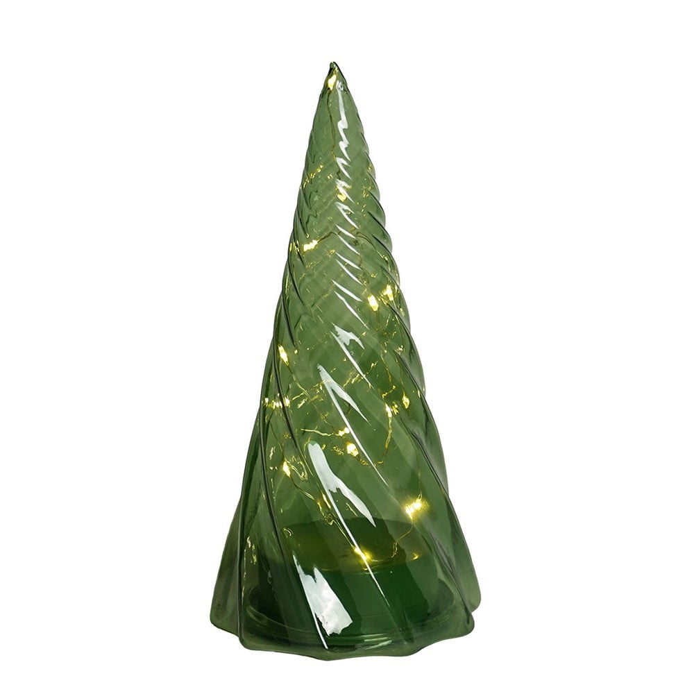 Decorațiune luminoasă de Crăciun verde ø 9,5 cm Vilma – Sirius