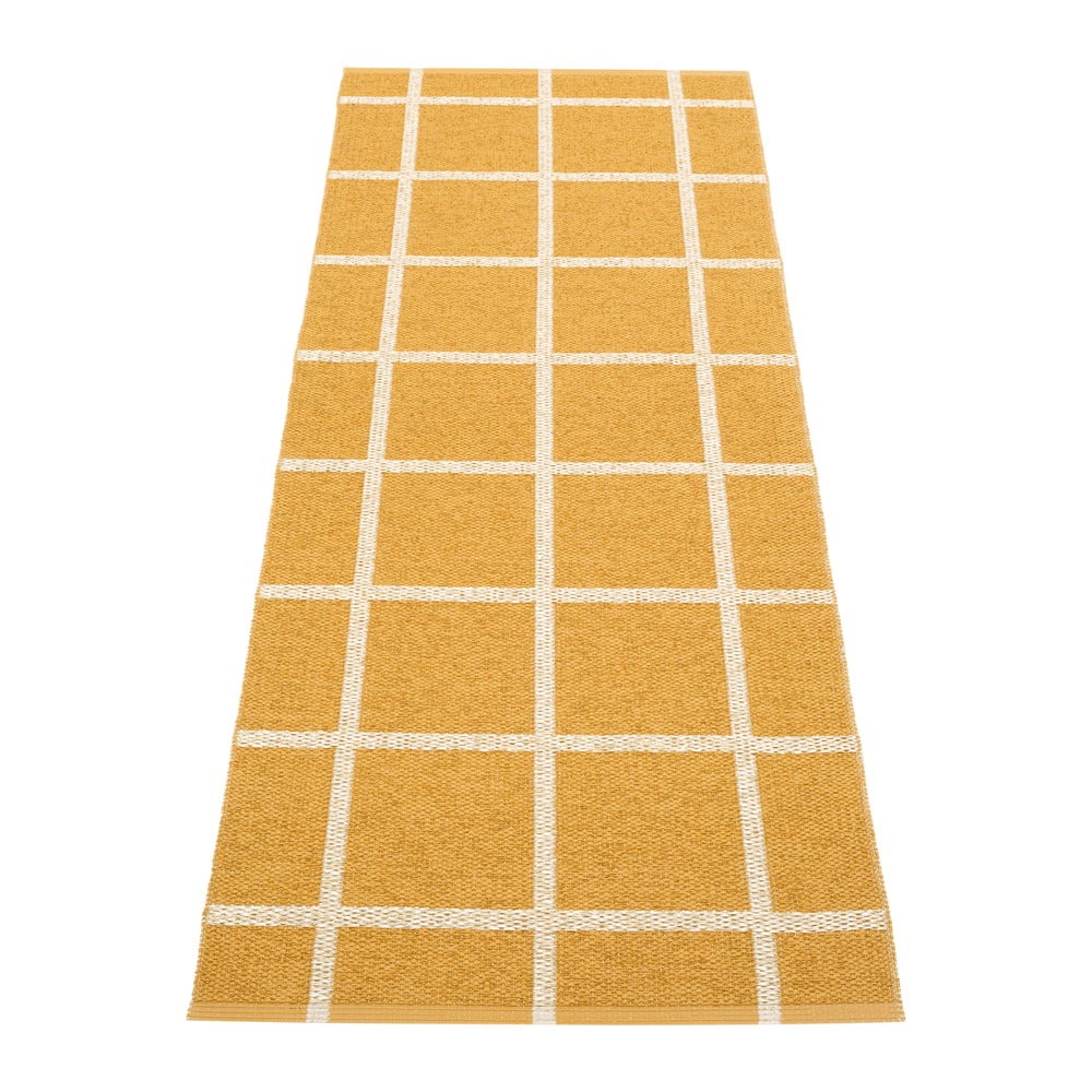 Covor tip traversă pentru interior și exterior galben ocru 70x225 cm Ada Ochre – Pappelina