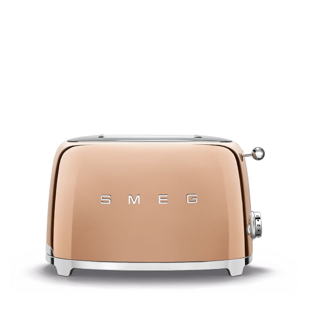  Prăjitor de pâine roz/auriu 50's Retro Style - SMEG 