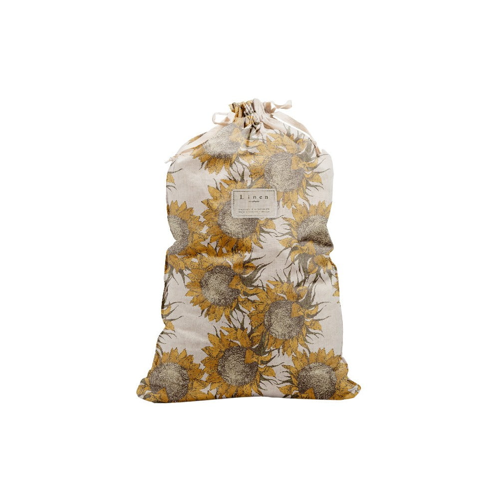 Sac textil pentru haine Really Nice Things Bag Sunflower, înălțime 75 cm bonami.ro