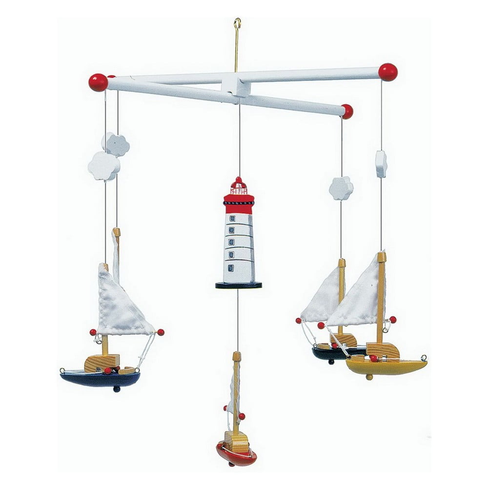 Carusel Legler Sailboat And Lighthouse Mobile