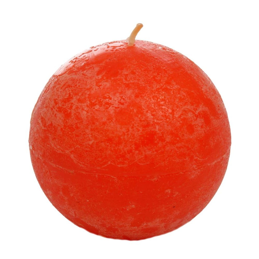 Lumânare J-Line Ball, portocaliu-roșu