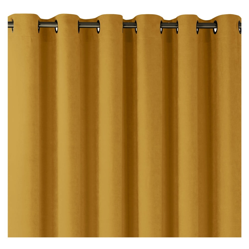 Draperie galben-muștar 140×270 cm Milana – Homede 140x270 pret redus