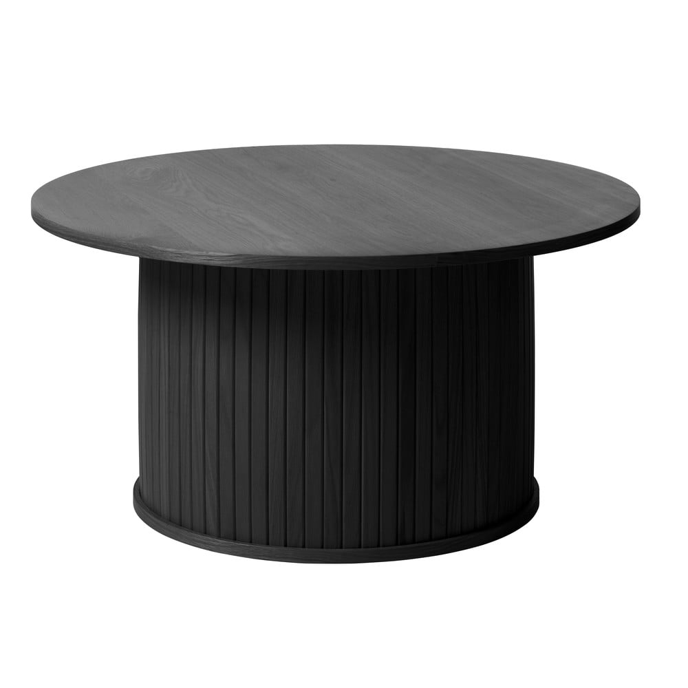 Măsuță de cafea neagră rotundă ø 90 cm Nola – Unique Furniture bonami.ro imagine noua