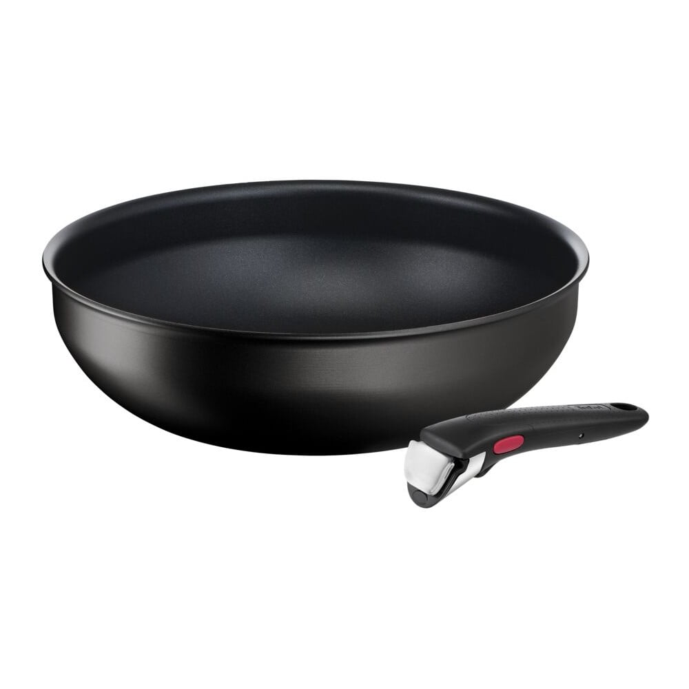 Tigaie cu suprafață antiaderentă/cu mâner reglabil din aluminiu 29,5x35,5 cm INGENO Eco Resist L3979302 – Tefal