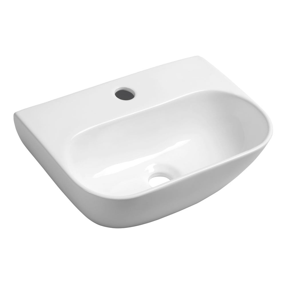 Chiuvetă mică pentru WC albă din ceramică 42x29 cm Nerissa – Sapho