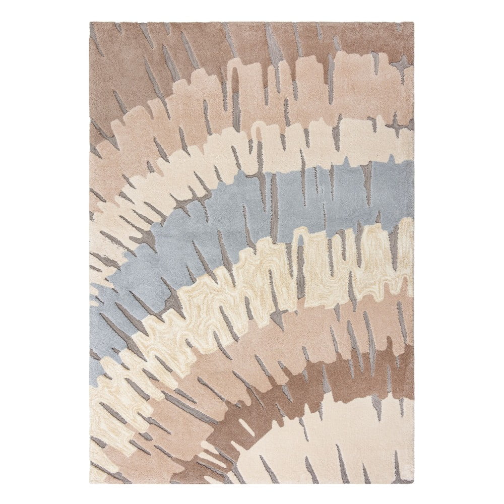 Covor Flair Rugs Woodgrain, 120x170 cm, maro-bej