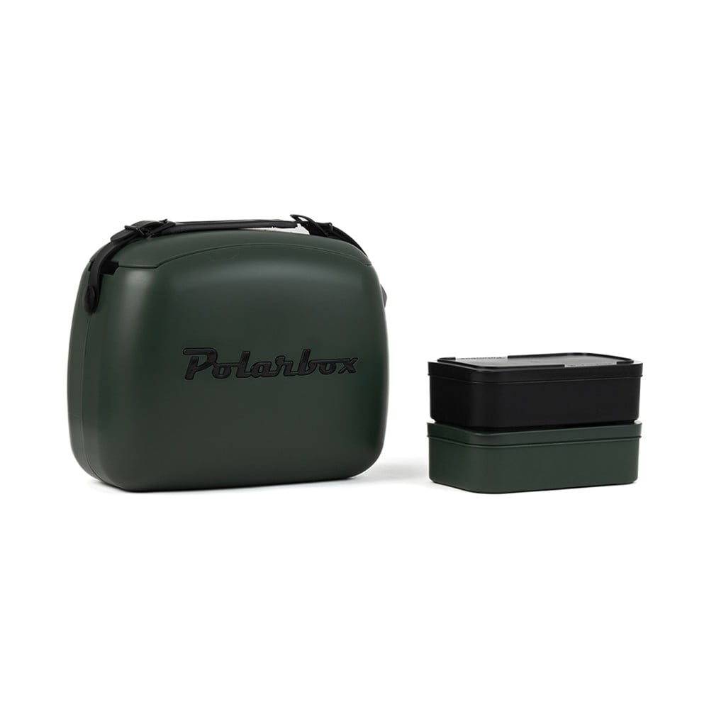 Cutie termoizolantă verde-închis 6 l Classic Black – Polarbox