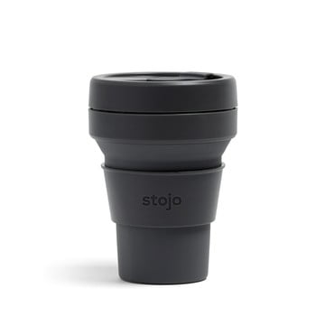 Cană pliabilă Stojo Pocket Cup Carbon, 355 ml, negru bonami.ro