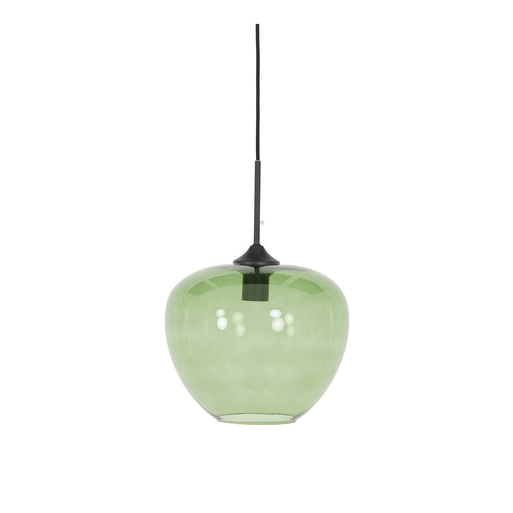  Lustră verde cu abajur din sticlă ø 30 cm Mayson – Light & Living 