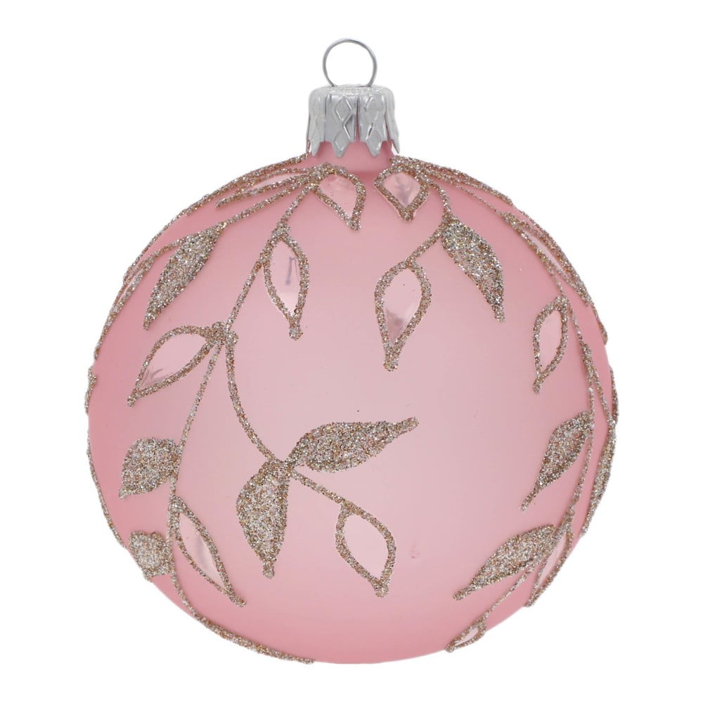 Set de 3 globuri de Crăciun Ego Dekor Ornaments, roz-deschis bonami.ro imagine 2022