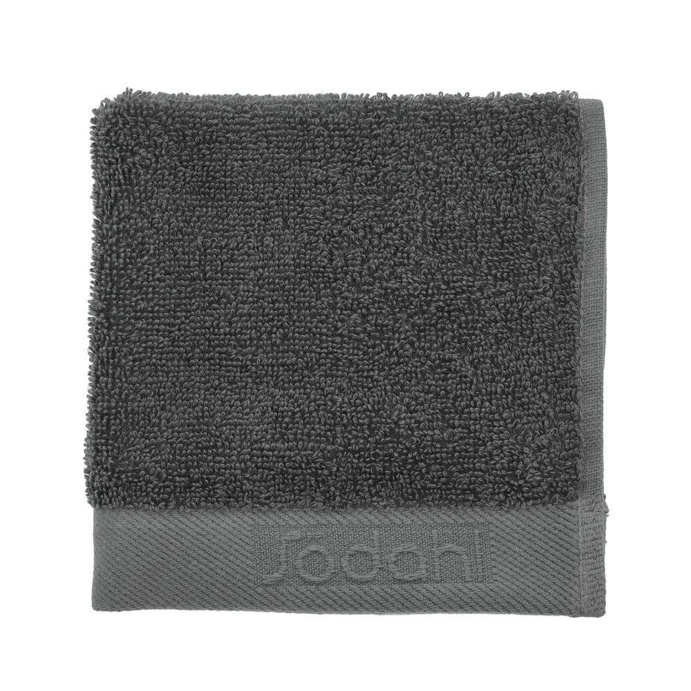 Prosop gri închis din bumbac din frotir 30x30 cm Comfort – Södahl