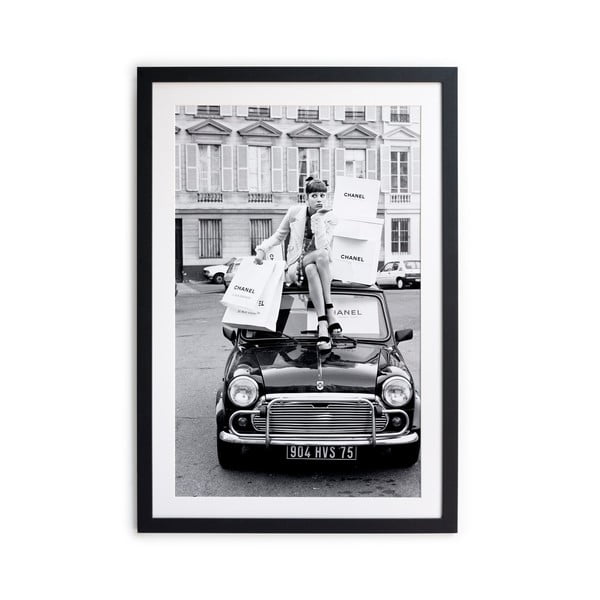 Poster Velvet Atelier Chanel, 40 x 30 cm, alb - negru