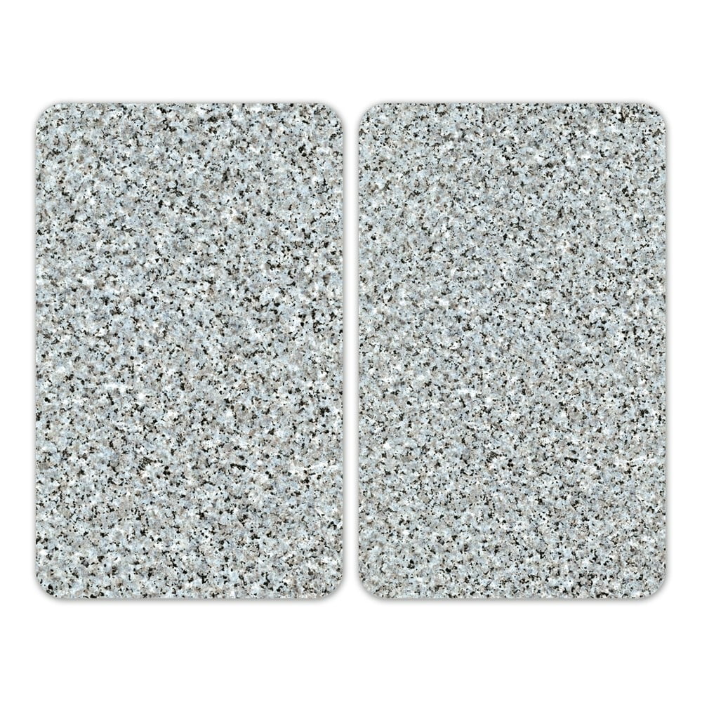 Set 2 protecții din sticlă pentru aragaz Wenko Granite, 52 x 30 cm Accesorii