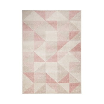 Covor flair rugs urban triangle, 100 x 150 cm, roz