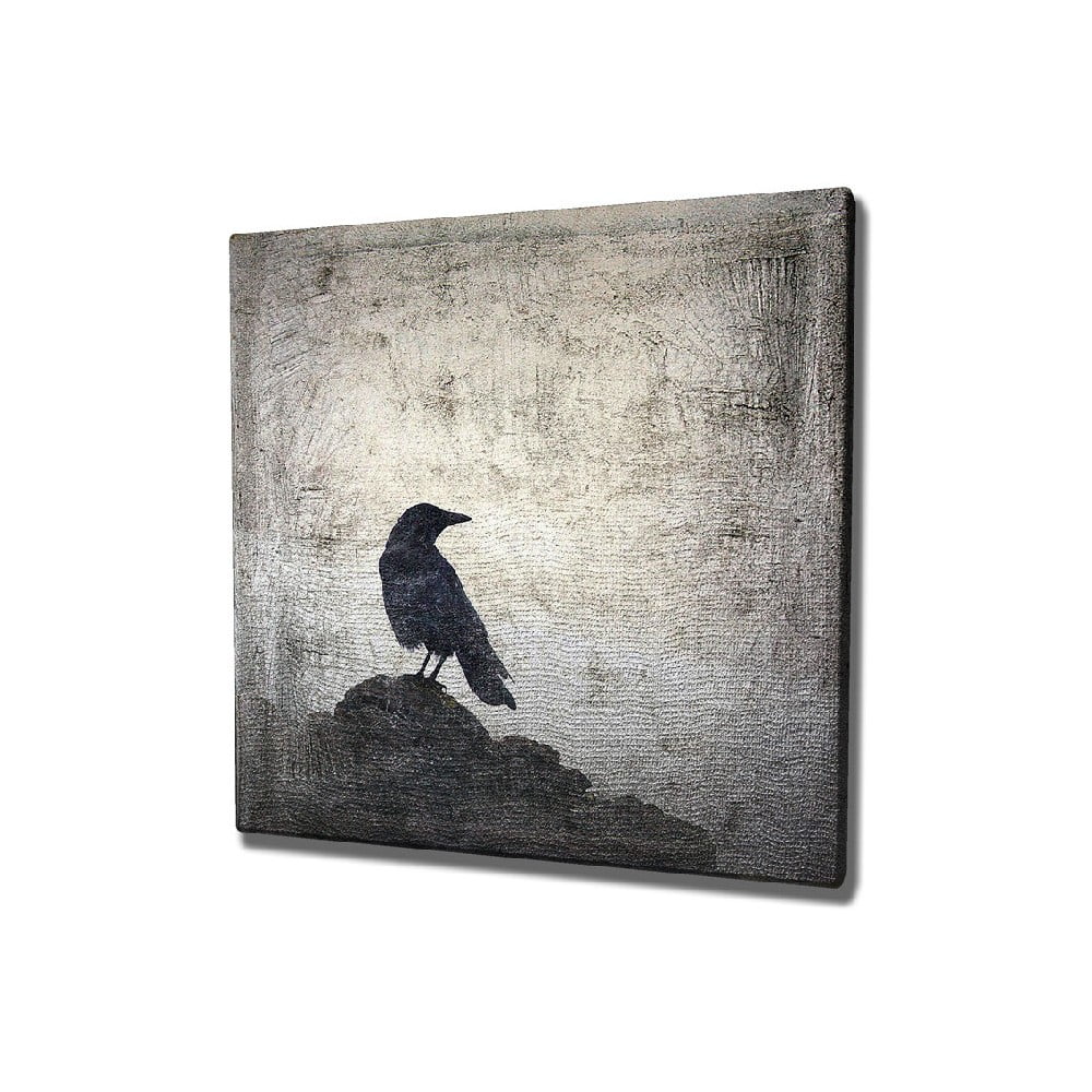 Tablou pe pânză Black Bird, 45 x 45 cm bonami.ro
