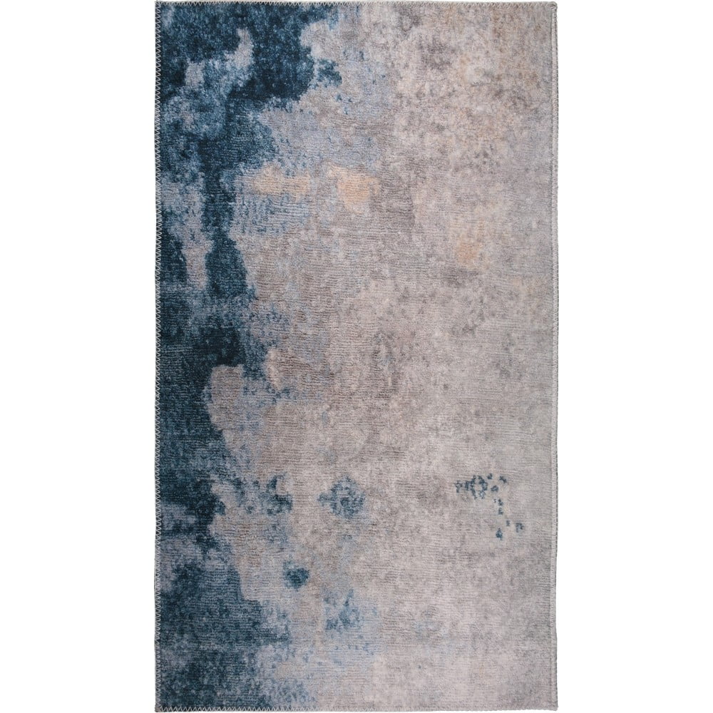 Covor albastru/crem lavabil 80×50 cm – Vitaus 80x50 imagine noua
