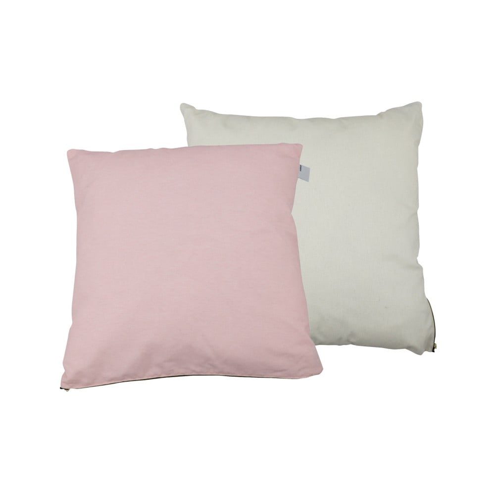 Set 2 perne Karup Deco Cushion Pink Peonie/Natural, 45 x 45 cm bonami.ro