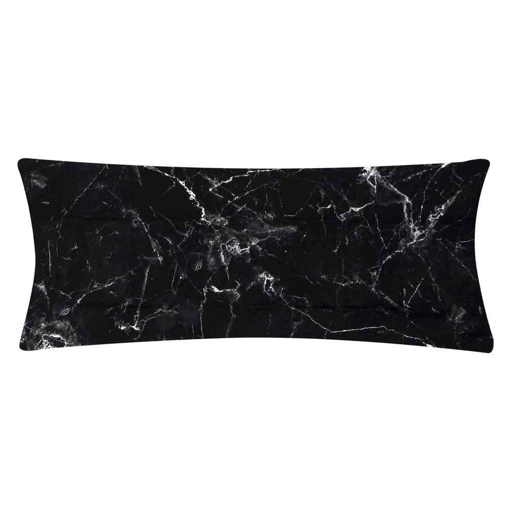 Față de pernă decorativă din bumbac percale westwing collection, 45 x 110 cm, negru