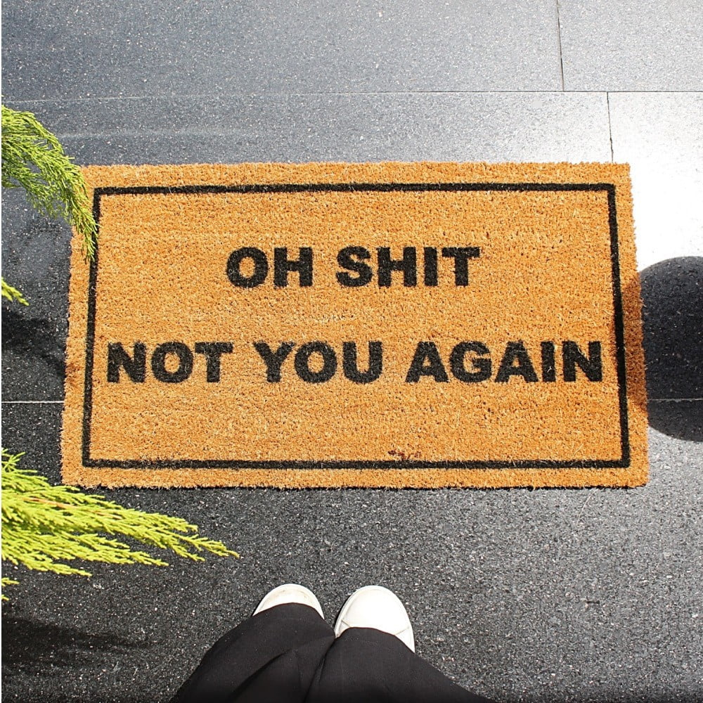 Preș Doormat Oh Shit, 70 x 40 cm