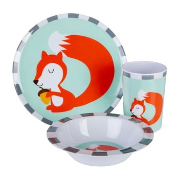 Set Veselă Pentru Copii Premier Housewares Mimo Susie Squirrel 3 Piese