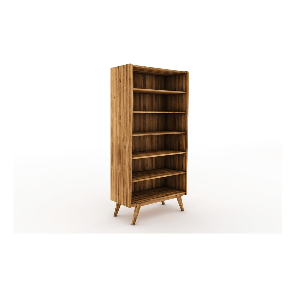 Poza Biblioteca din lemn de stejar 100x200 cm Retro - The Beds