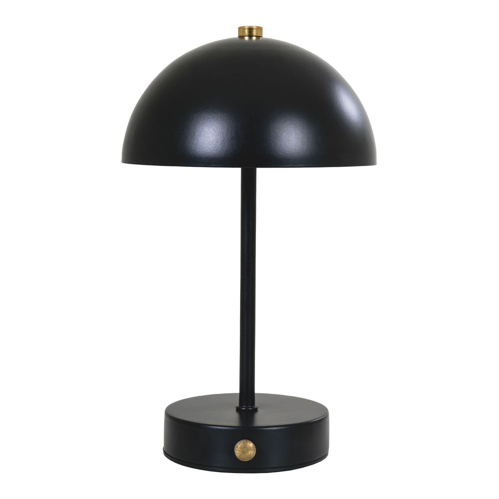 Veioză negru-lucios LED (înălțime 25 cm) Holt – House Nordic