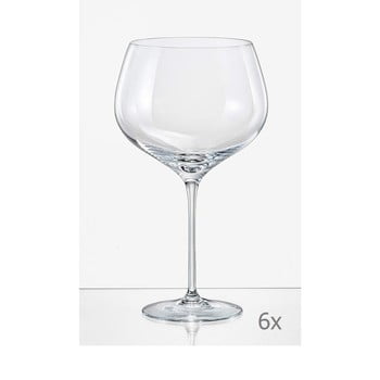 Set 6 pahare pentru vin crystalex megan, 700 ml