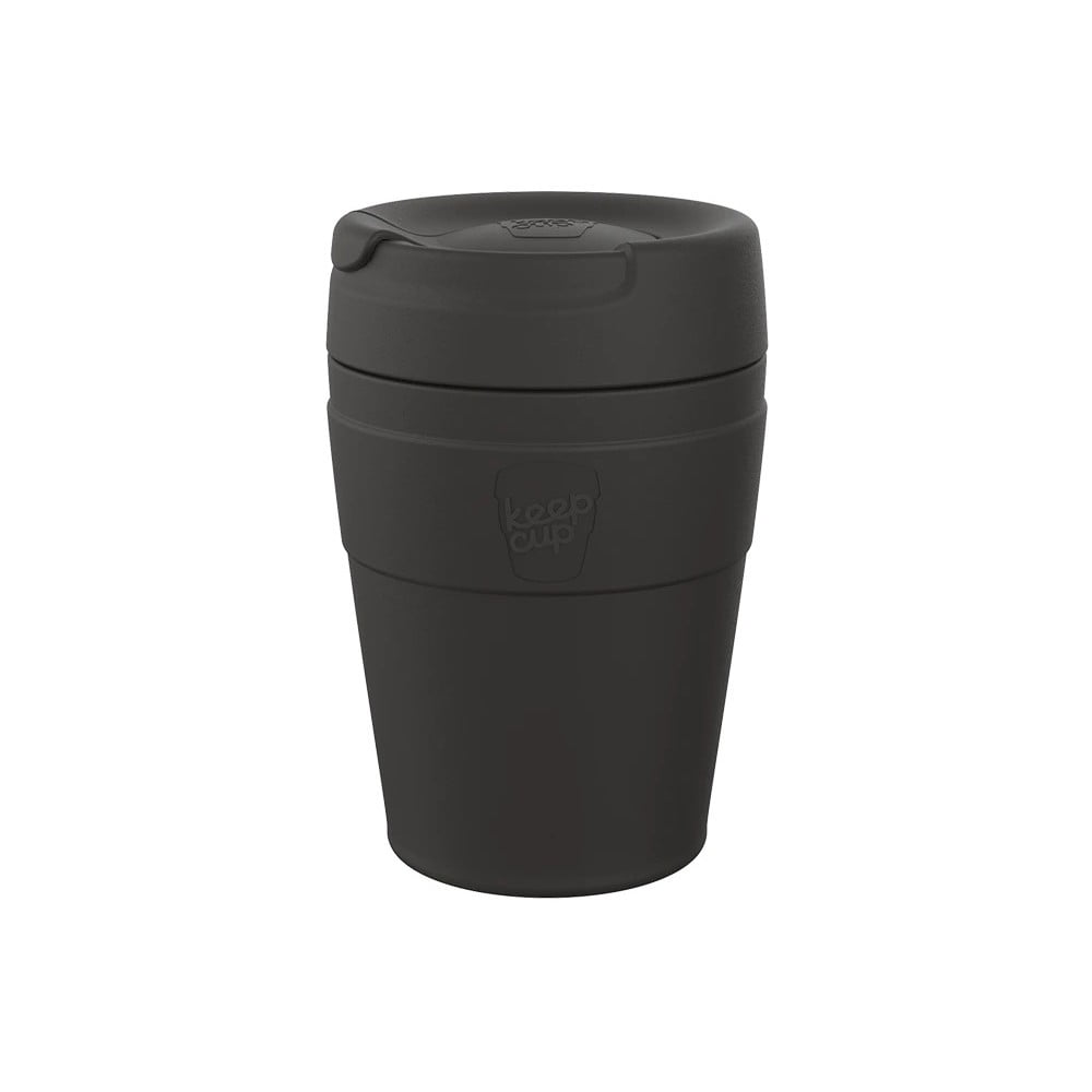 Cană termos neagră 340 ml Helix Thermal Black M – KeepCup