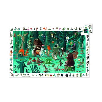 Puzzle pentru copii djeco observation orchestră pădure