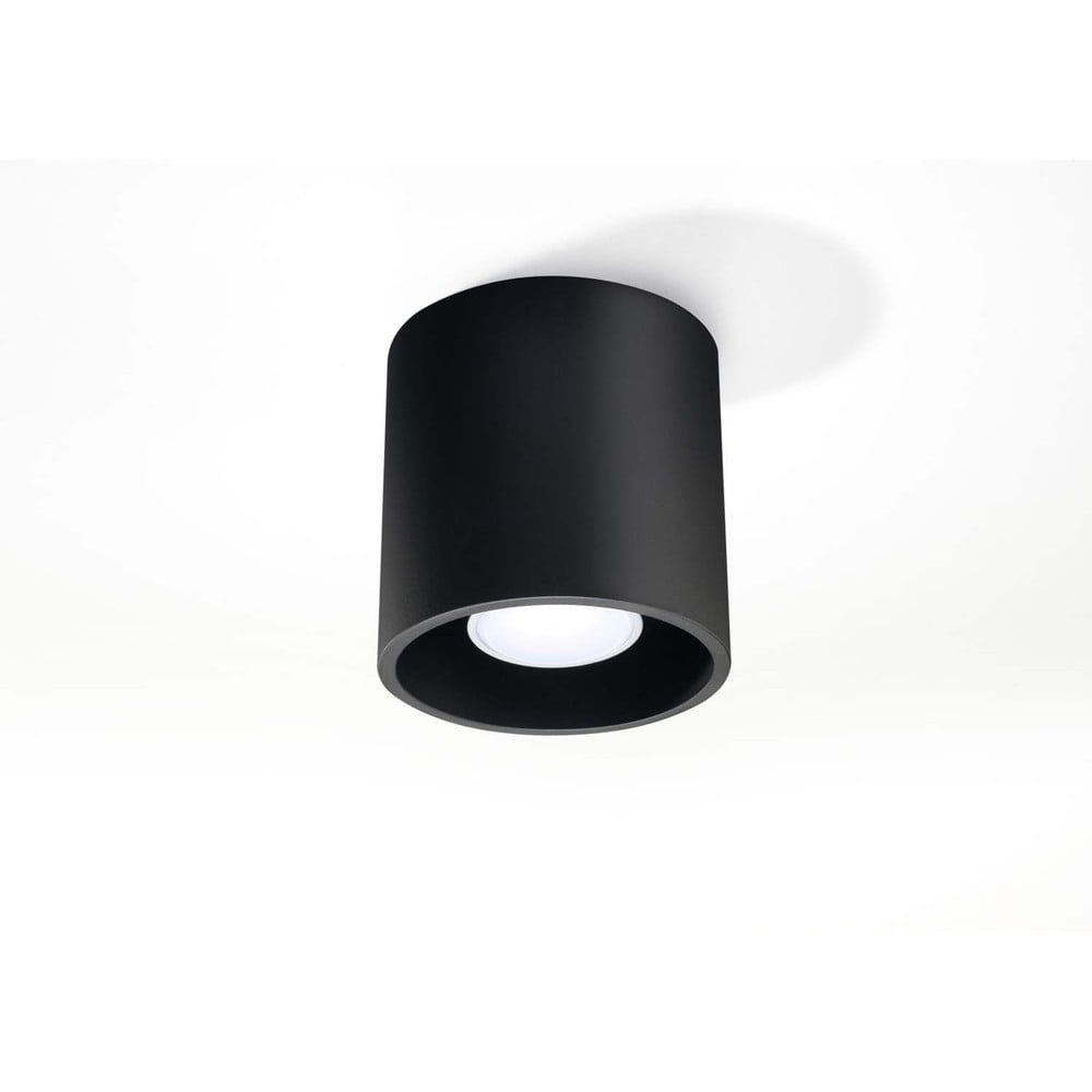 Plafonieră Nice Lamps Roda, negru bonami.ro imagine noua 2022