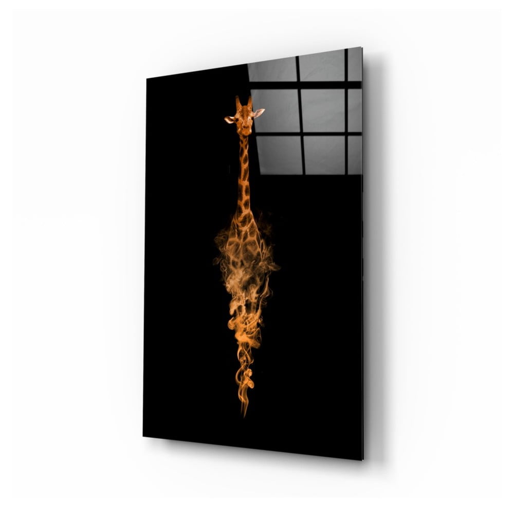 Tablou din sticlă Insigne Giraffe, 46 x 72 cm