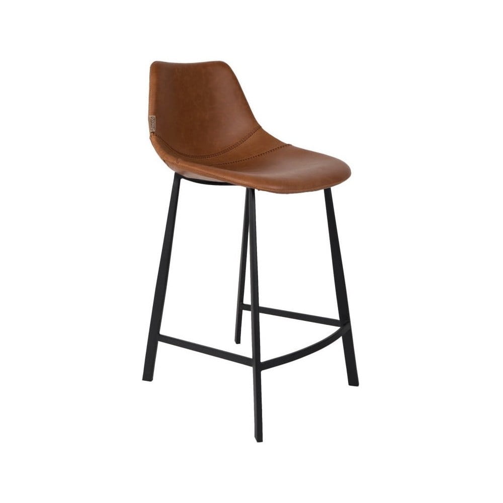 Set 2 scaune bar Dutchbone Franky, înălțime 91 cm, maro bonami.ro imagine noua 2022