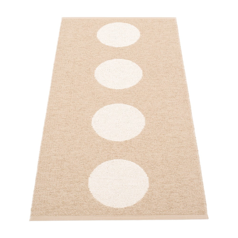 Covor tip traversă pentru interior și exterior bej 70x150 cm Vera Beige – Pappelina