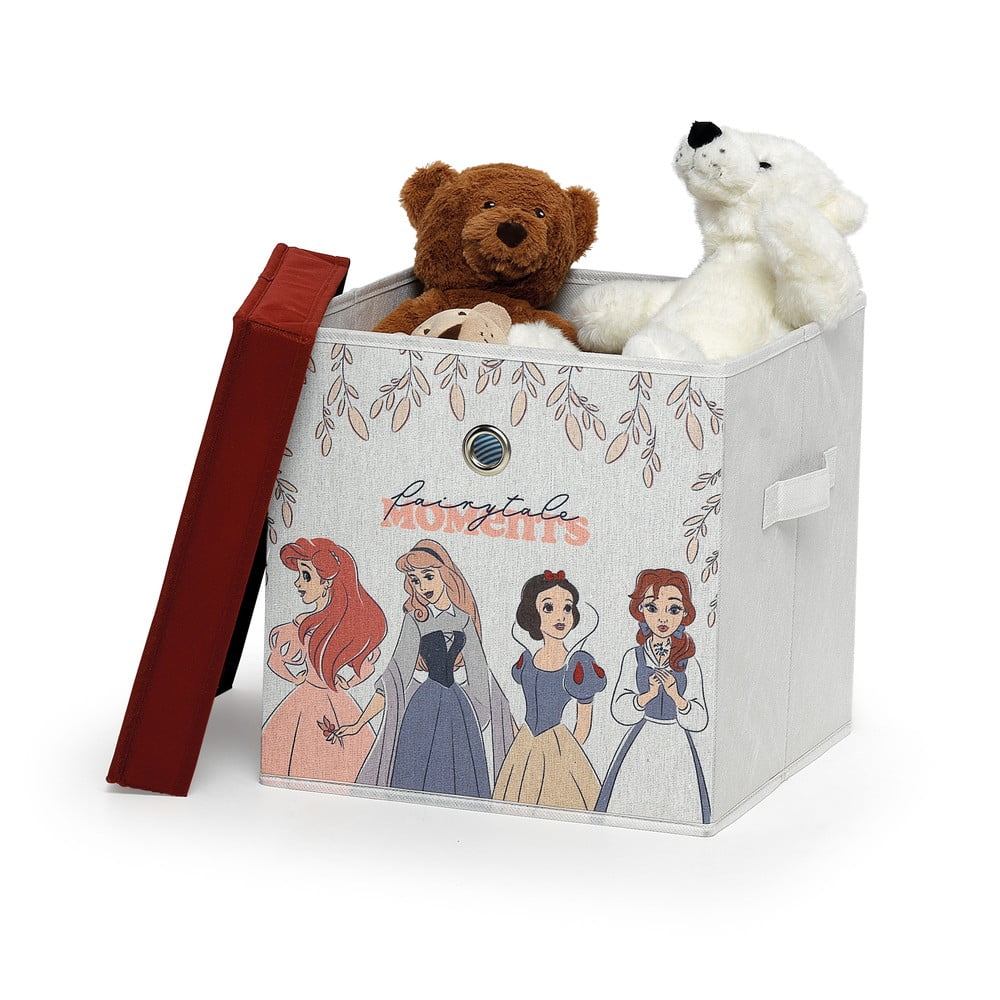 Cutie de depozitare din material textil cu capac pentru copii Domopak Disney Princess, 30 x 30 x 30 x 30 cm bonami.ro