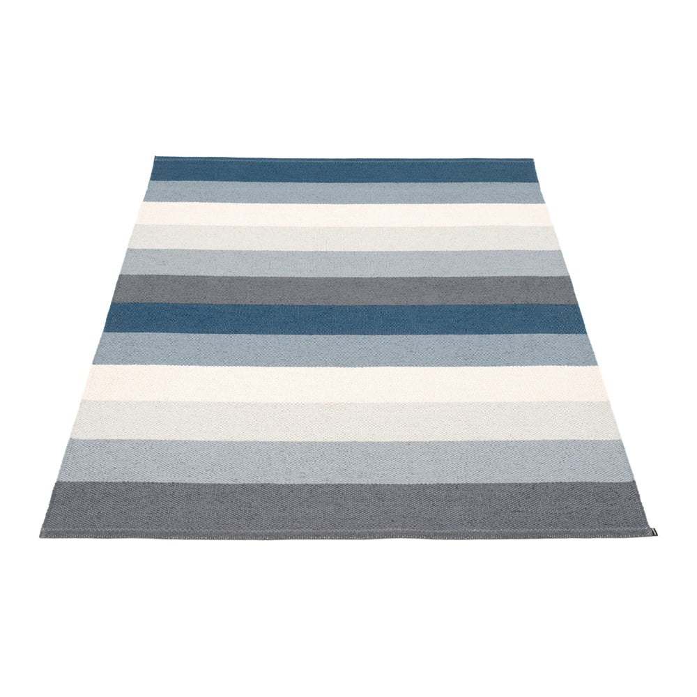 Covor pentru exterior și interior albastru/crem 140x200 cm Molly Ocean Grey – Pappelina