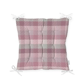 Pernă pentru scaun minimalist cushion covers flannel pink, 40 x 40 cm