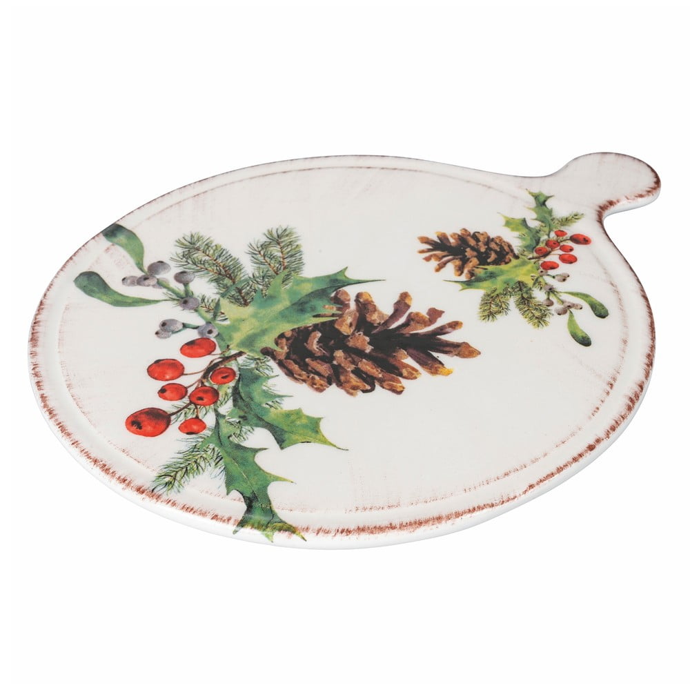 Suport servire de Crăciun din ceramică Villa d\'Este Ortisei, ø 21 cm