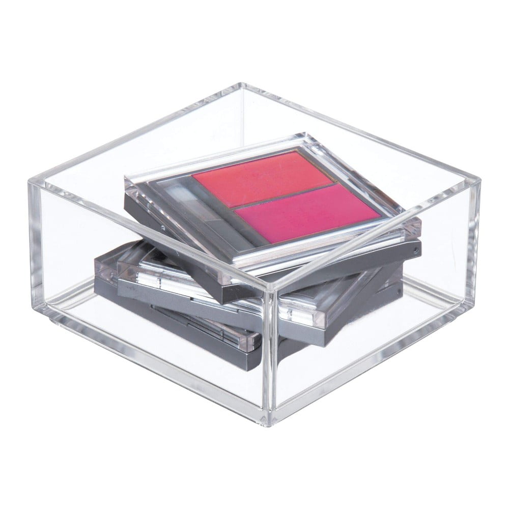 Organizator transparent stivuibil iDesign Clarity, 10 x 10 cm