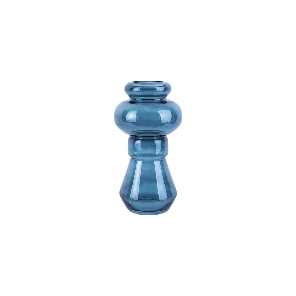 Vază din sticlă PT LIVING Morgana, înălțime 35 cm, albastru bonami.ro imagine 2022