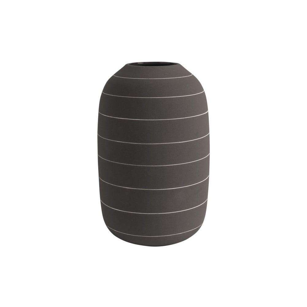 Vază din ceramică PT LIVING Terra, ⌀ 16 cm, maro închis