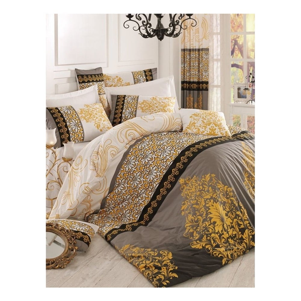 Lenjerie de pat cu cearșaf Alice, 200 x 220 cm bonami.ro imagine model 2022