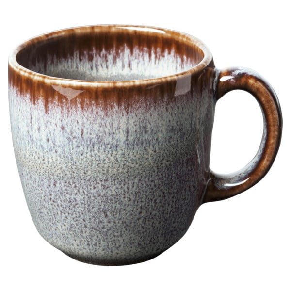 Ceașcă din gresie ceramică Villeroy & Boch Like Lave, 190 ml, gri - maro